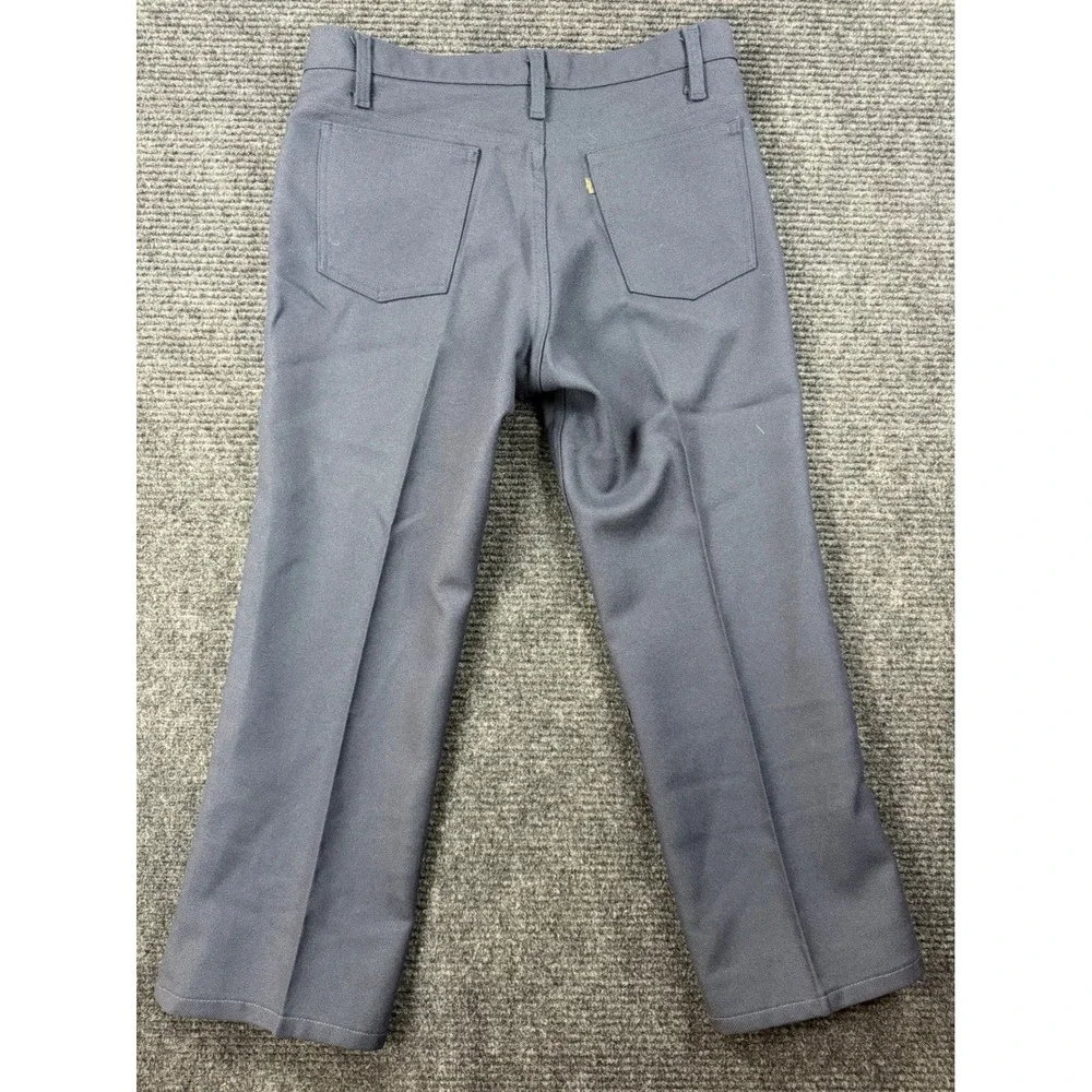 2 Pairs Vintage Levis 517 Sta-Prest Action Slacks Gray Blue Made USA 32x29 1992